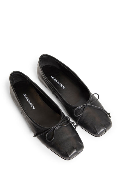 ANN DEMEULEMEESTER WOMAN BLACK FLATS