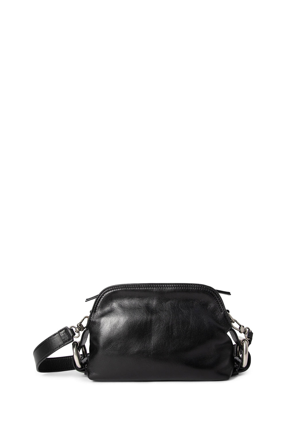 ANN DEMEULEMEESTER WOMAN BLACK CROSSBODY BAGS