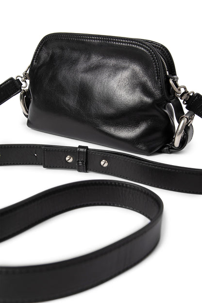 ANN DEMEULEMEESTER WOMAN BLACK CROSSBODY BAGS