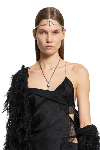 ANN DEMEULEMEESTER WOMAN SILVER HAIR ACCESSORIES