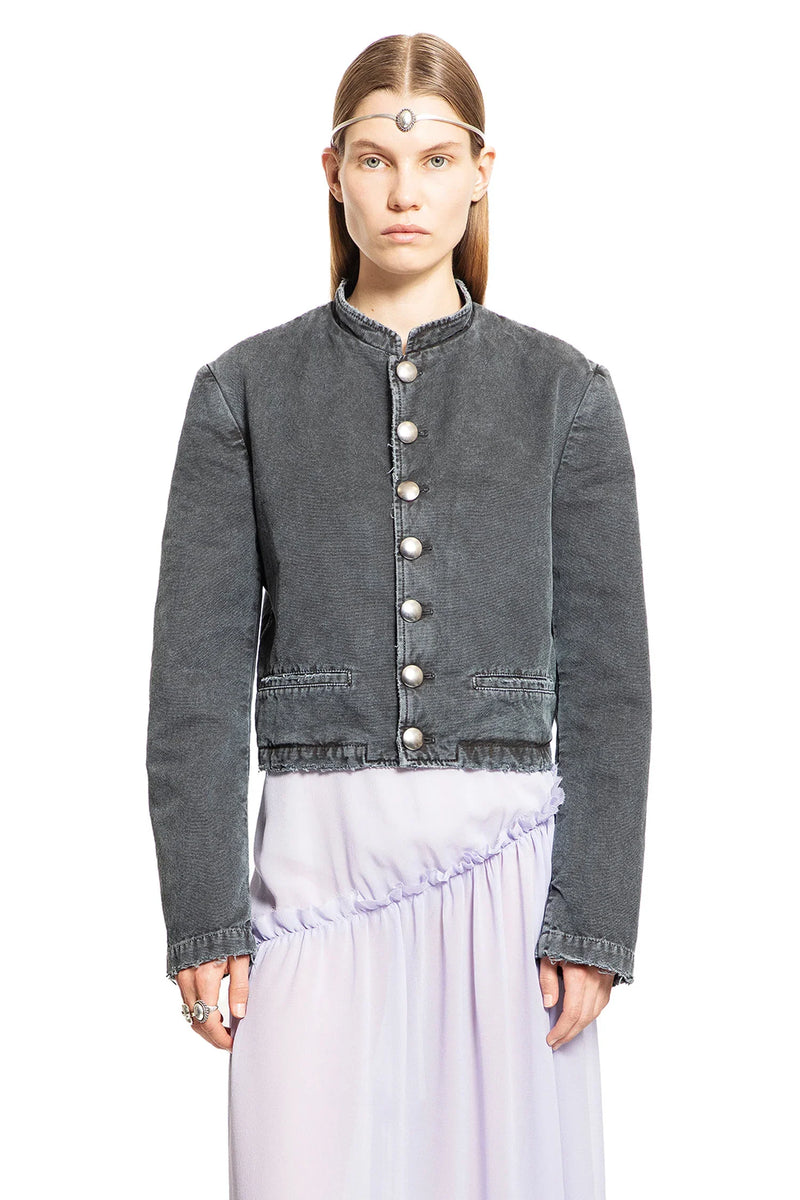 Lavina Blouson in Vintage Cotton Canvas - Antonioli.eu