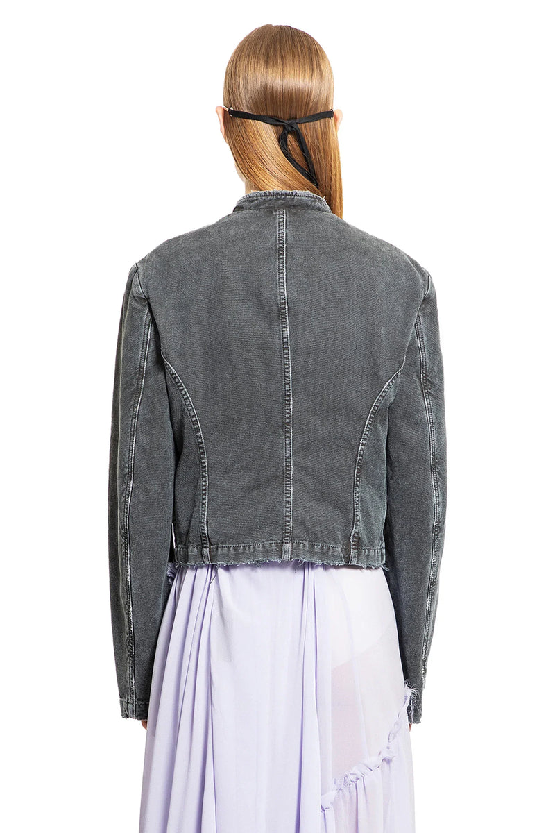 Lavina Blouson in Vintage Cotton Canvas - Antonioli.eu