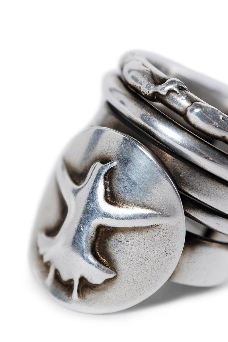 Mossa Flying Bird Stacked Ring