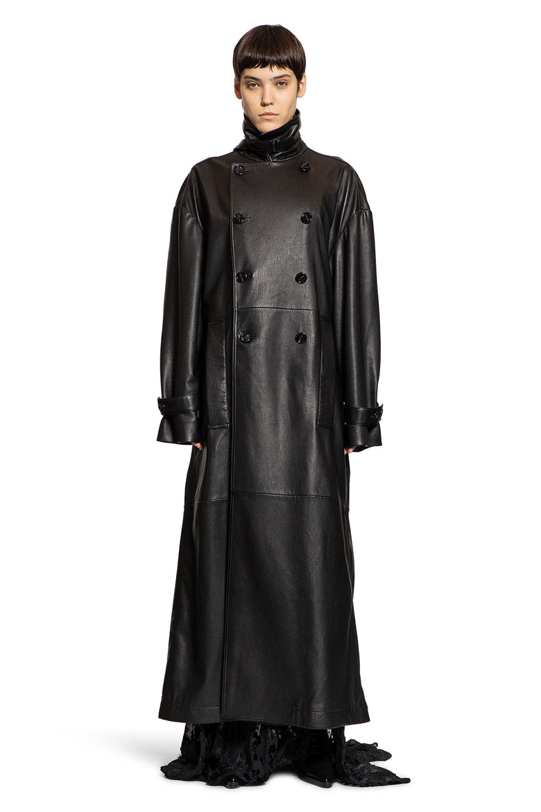 Ansa Double Breasted Trench Coat
