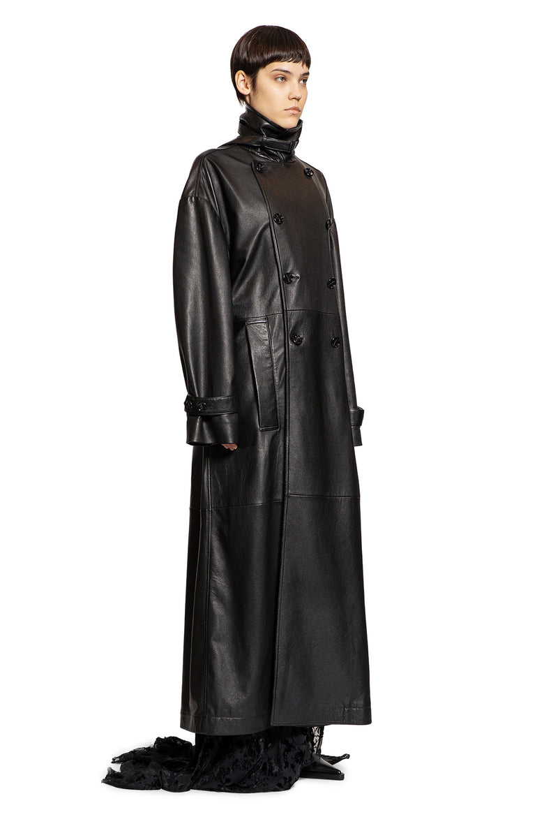 Ansa Double Breasted Trench Coat