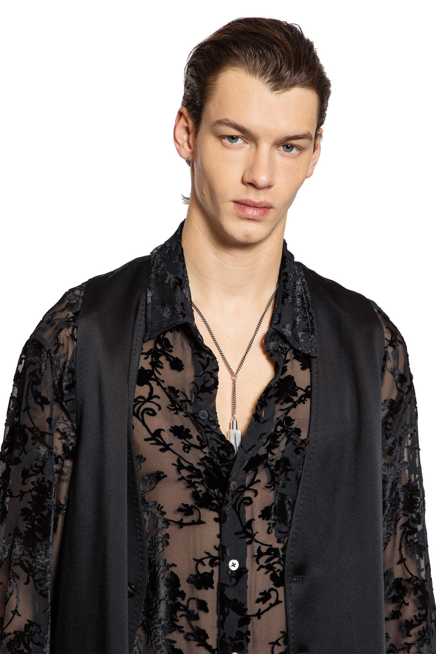 Mark High Comfort Shirt in Velvet Dévoré