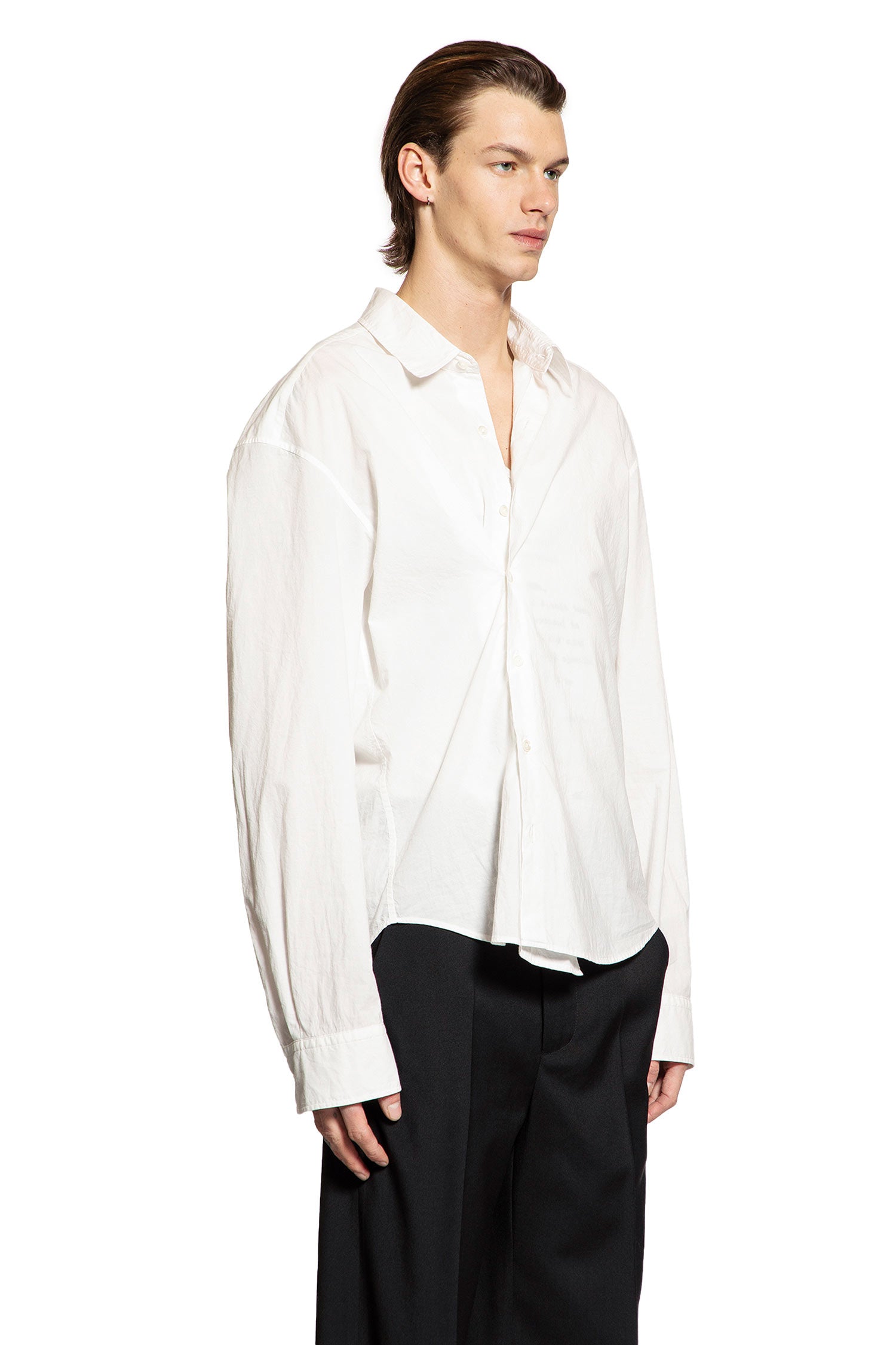 Isak Twisted Script Print Shirt