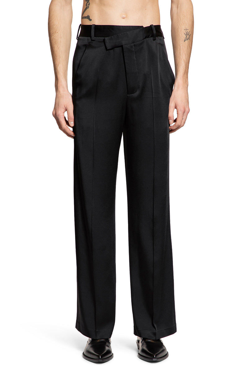 Cyrus Cady Satin Wide Leg Trousers