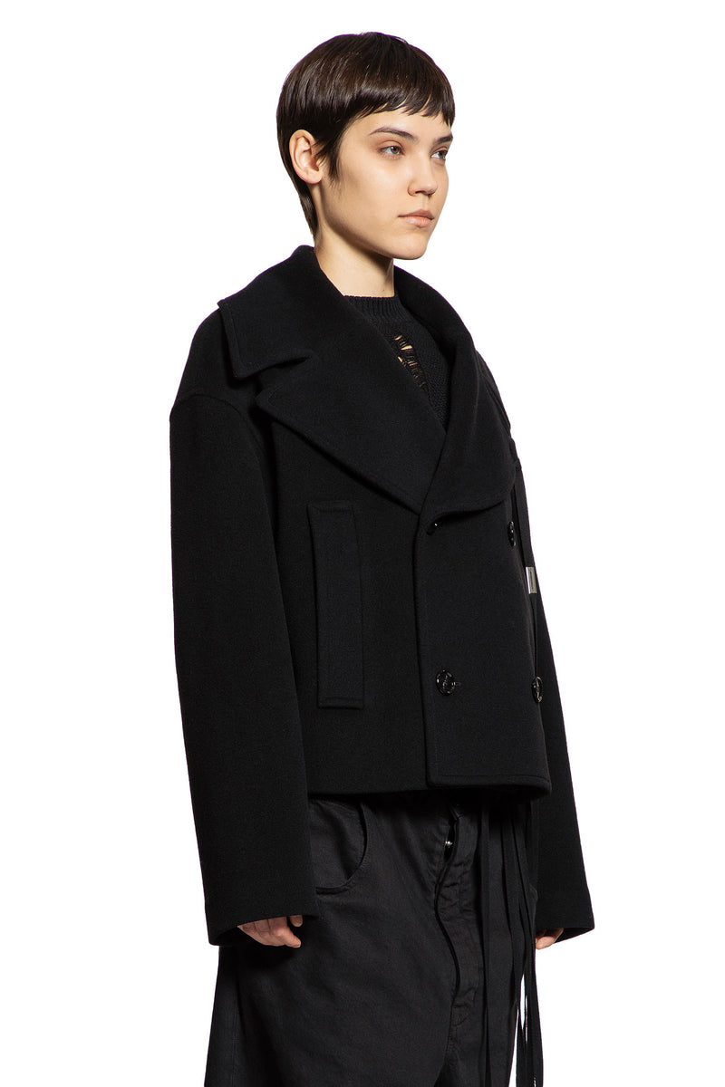 Ulrica Peacoat in Wool Felt - Antonioli.eu