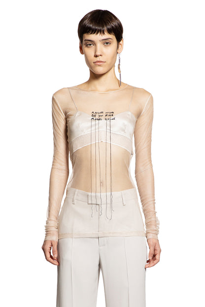 Fiene ''Ange Divine' Tulle Long Sleeve Top