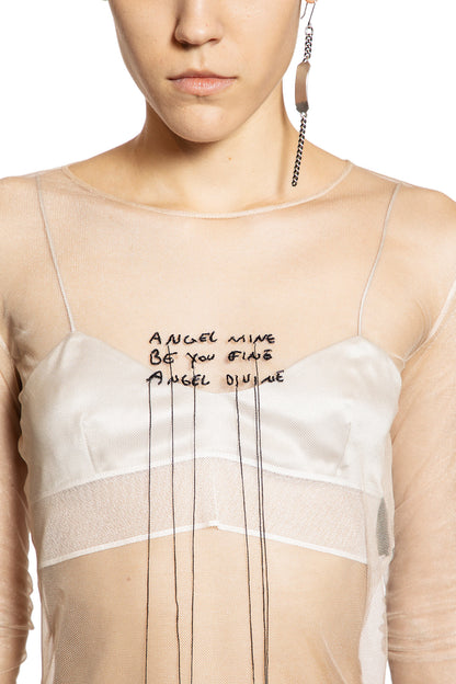Fiene ''Ange Divine' Tulle Long Sleeve Top