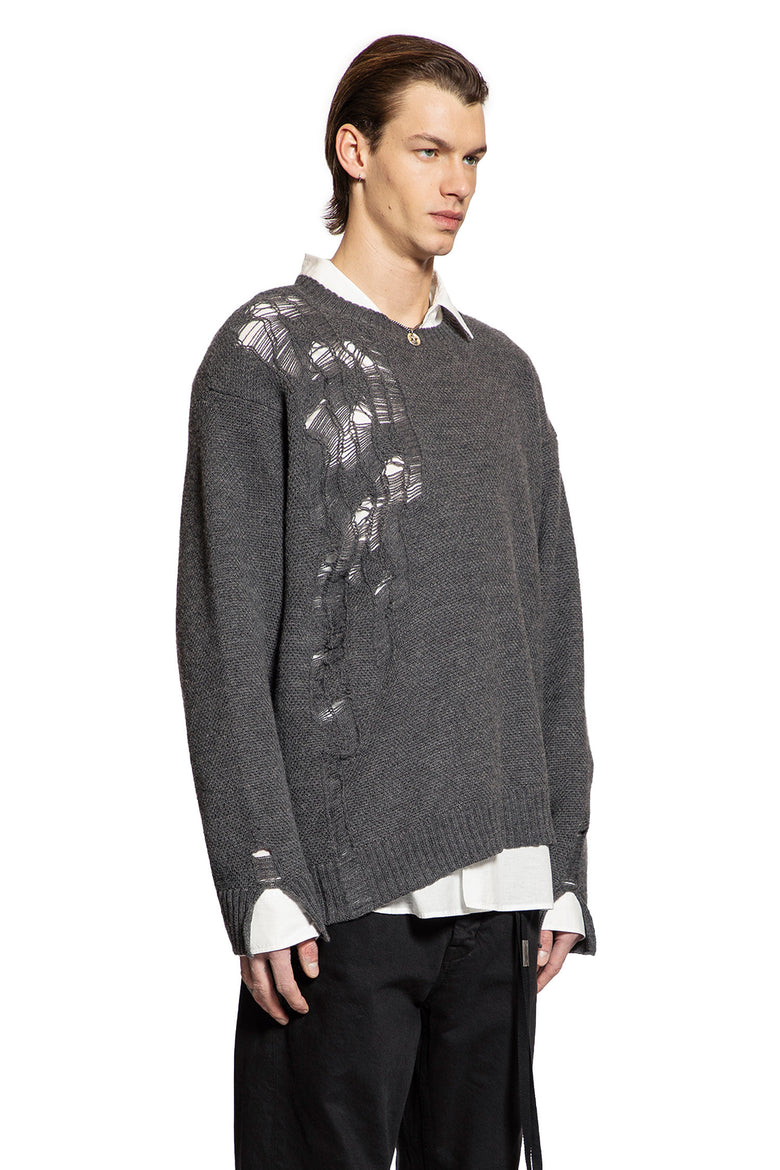 Waldon Destroyed Seed Stitch Sweater