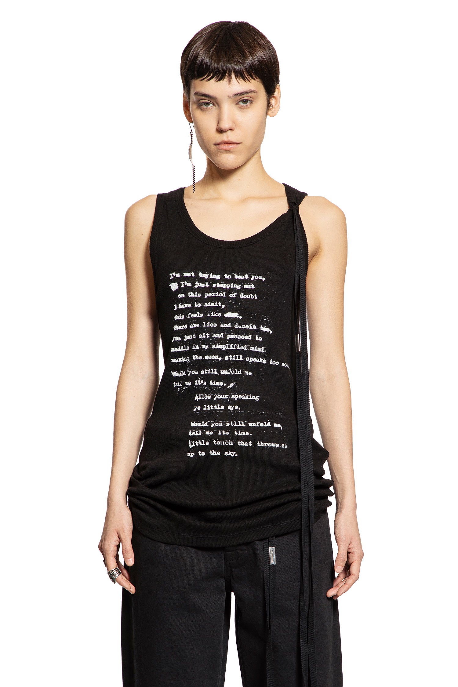 Seva Script Tank Top