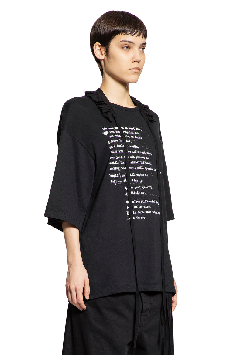 Agapi Printed T-Shirt with Detachable Collar