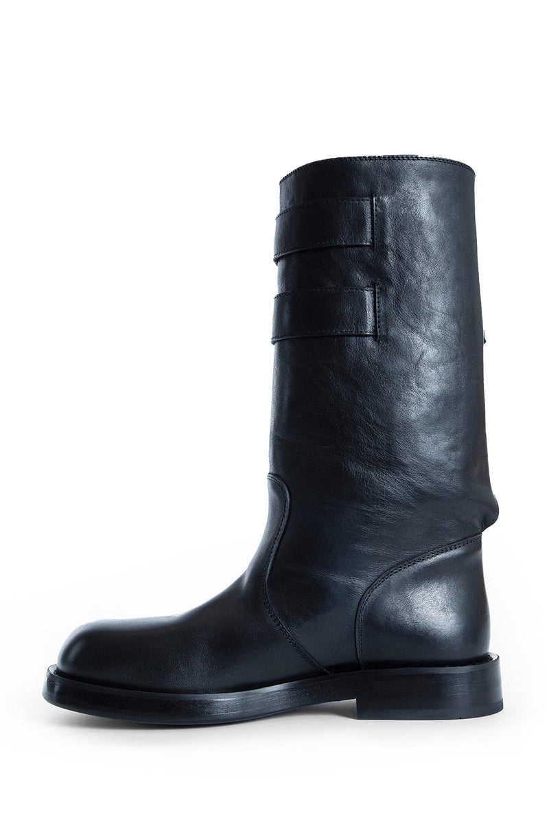 Osmo Boots in Grained Shiny Calfskin - Antonioli.eu