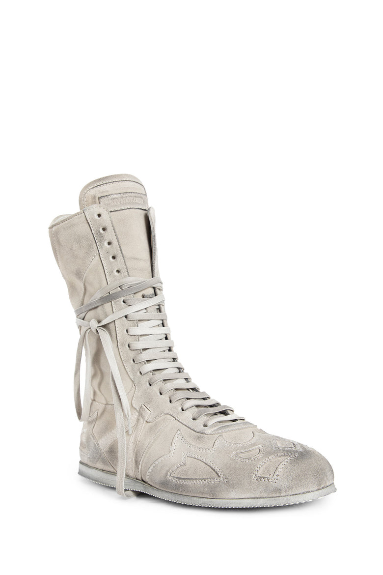 Palne High-Top Boxing Sneakers in Suede