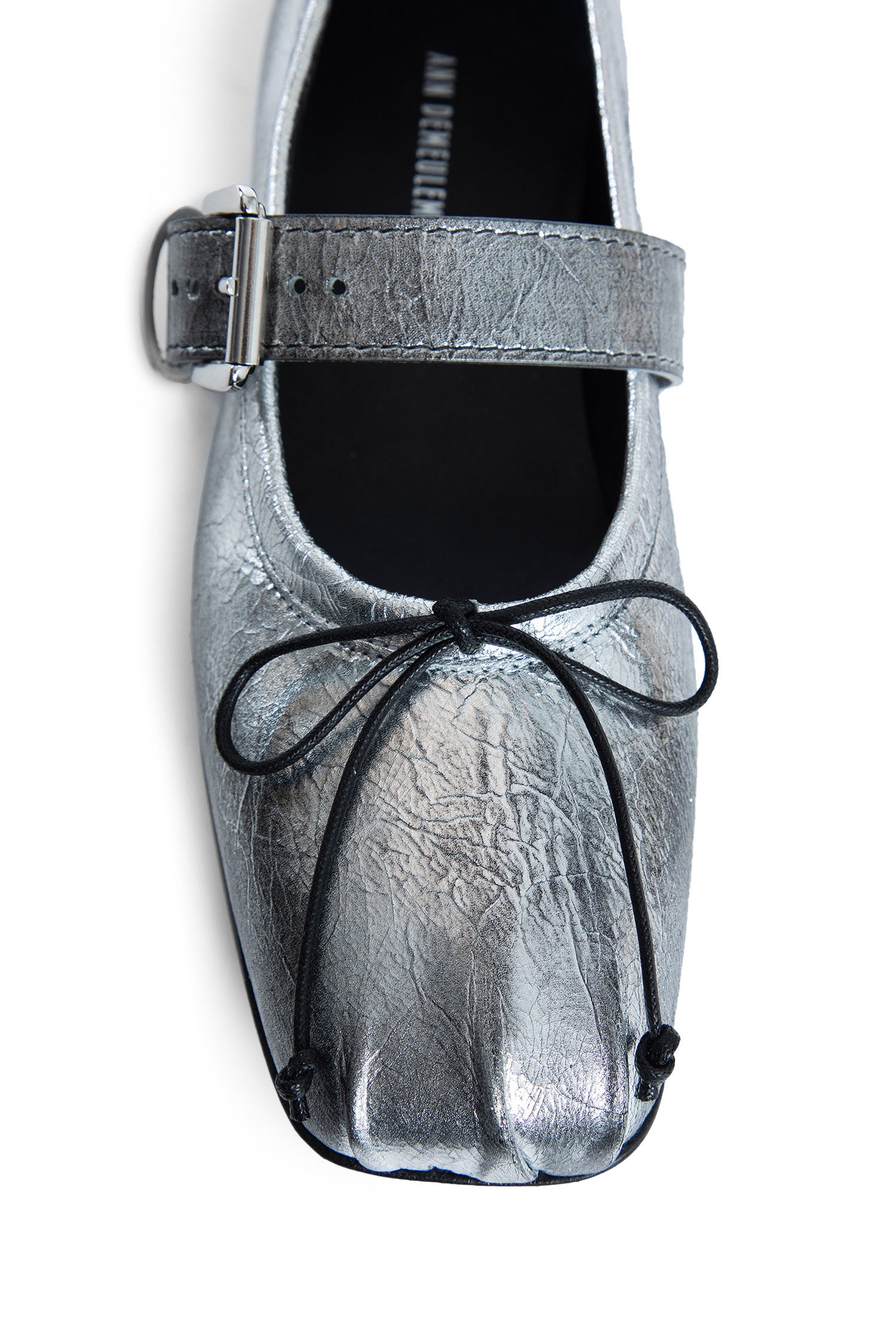 Zoey Ballerinas in Dusty Laminated Leather