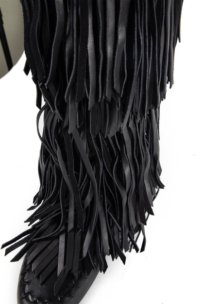 Aala Soft Fringe Boots