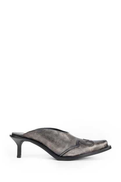 Beate Western-Stitched Mules