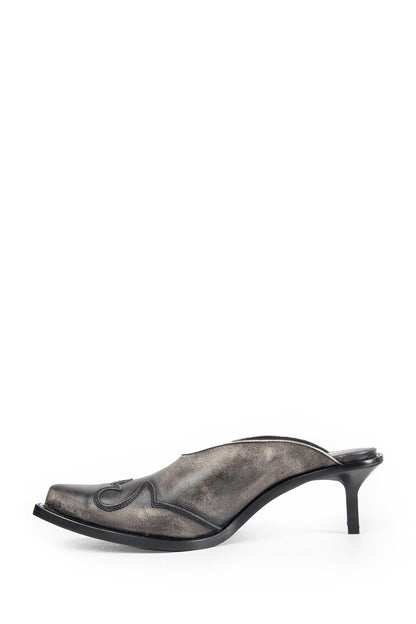 Beate Western-Stitched Mules