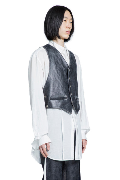 Albien Waistcoat in Distressed Leather