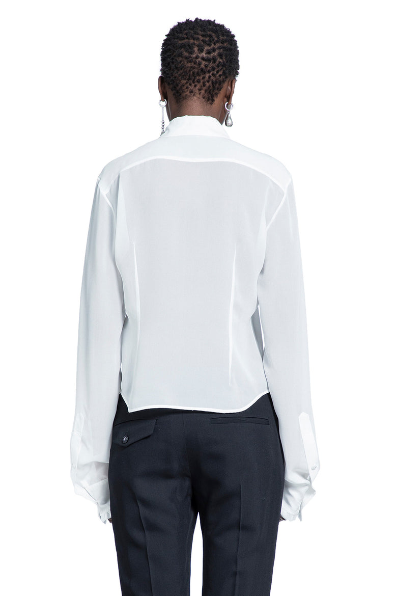 Nare Slim Fit Ruffle Shirt