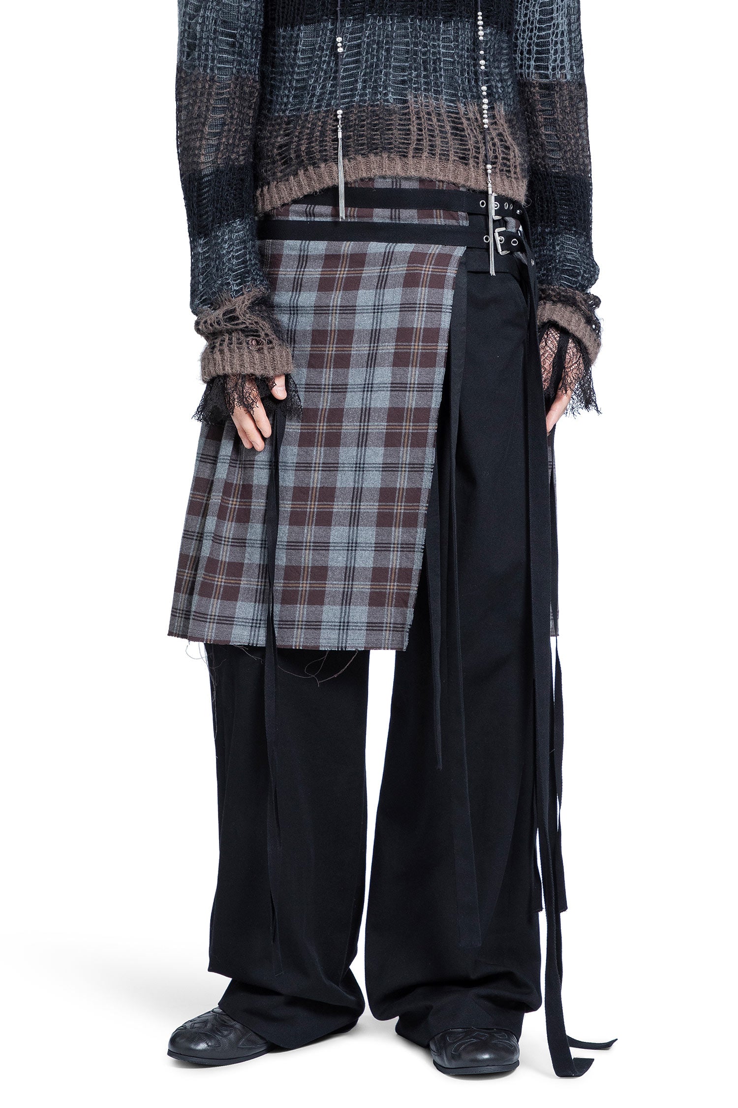 Mane Kilt in Check Cotton Flannel