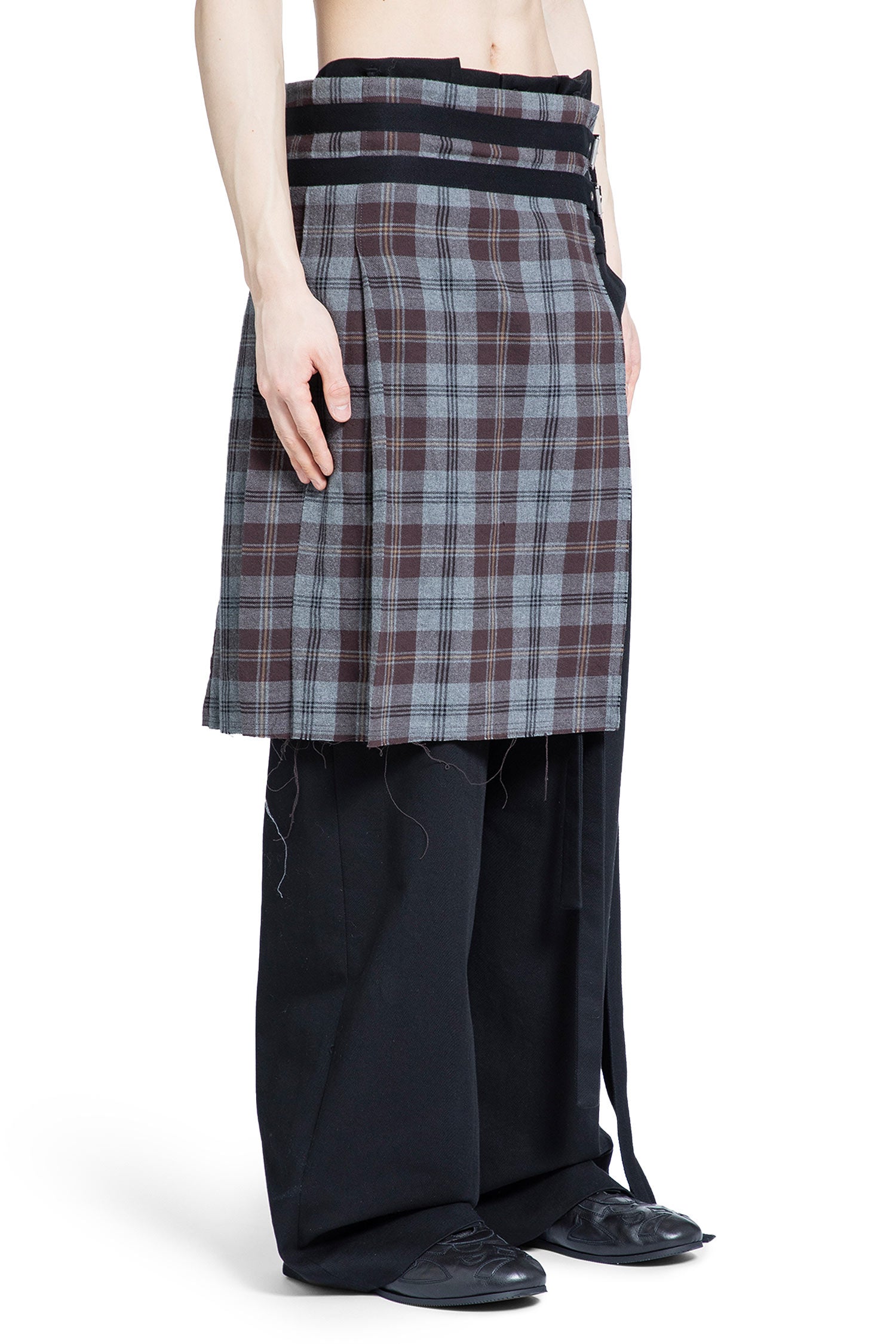 Mane Kilt in Check Cotton Flannel