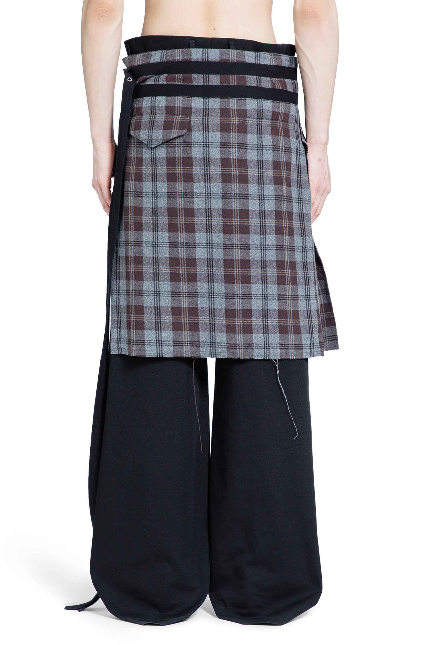 Mane Kilt in Check Cotton Flannel