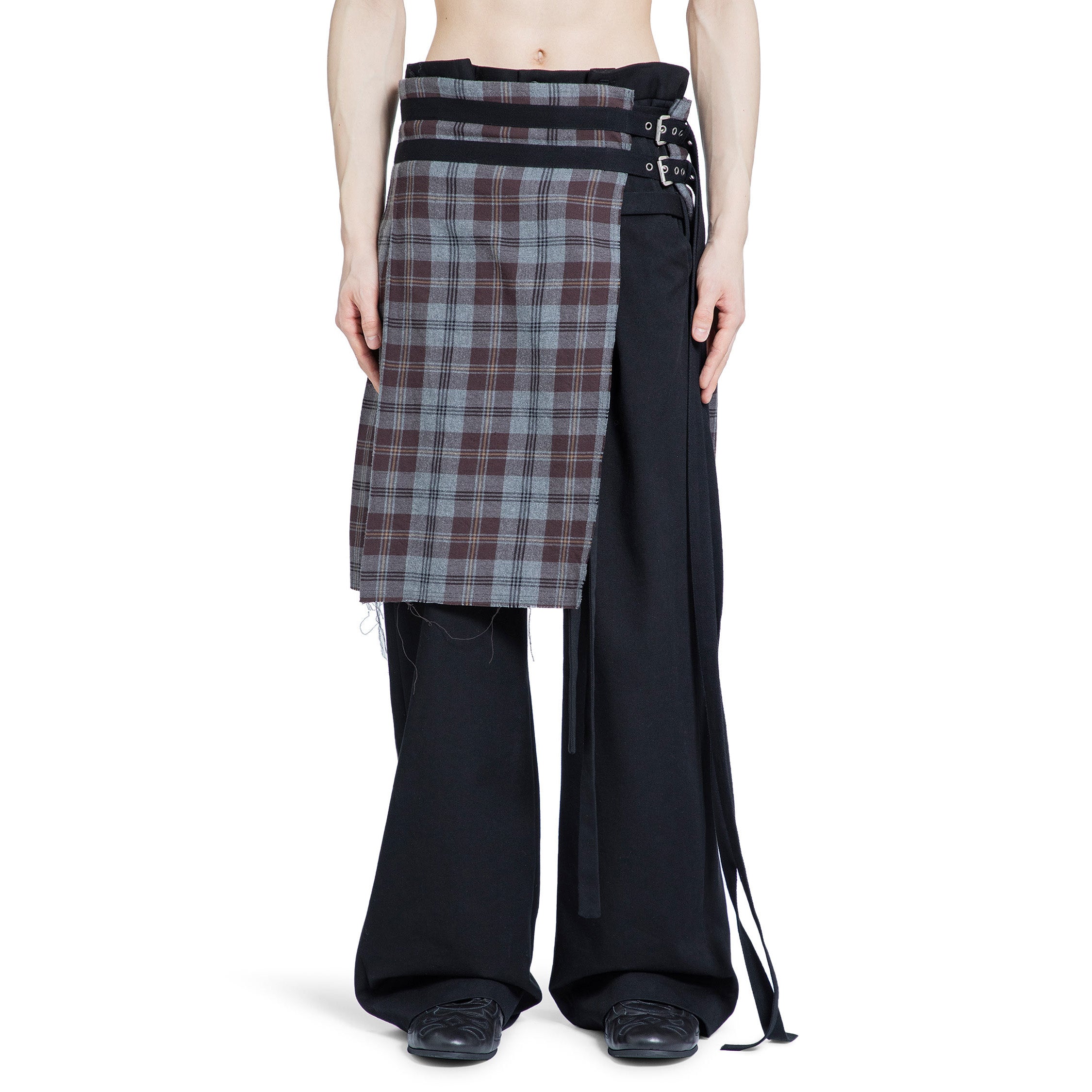 Mane Kilt in Check Cotton Flannel