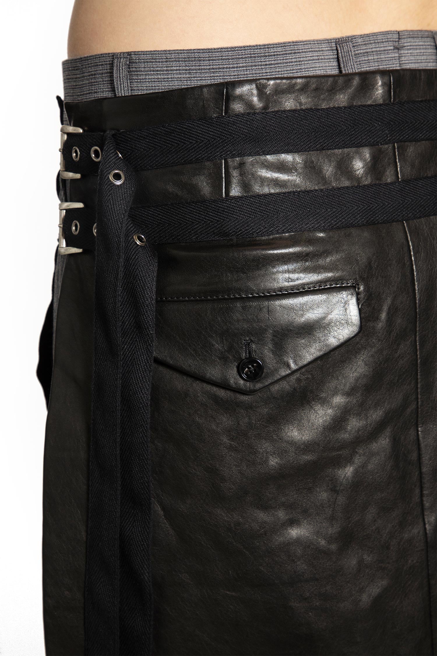 Mane Kilt in Vintage Lux Grained Leather
