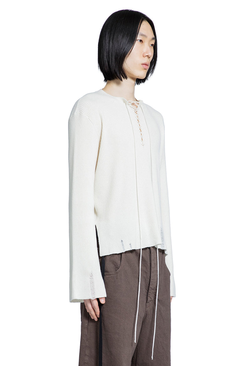 Deder Lace-up Serafino Sweater