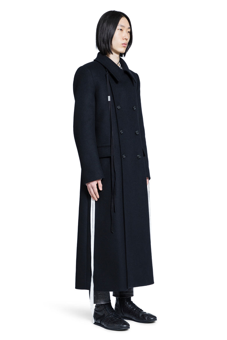Miles Long Coat in Wool Melton