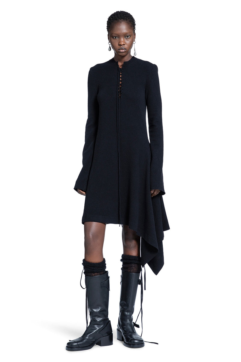 Cordule Lace-Up Serafino Dress - Antonioli.eu