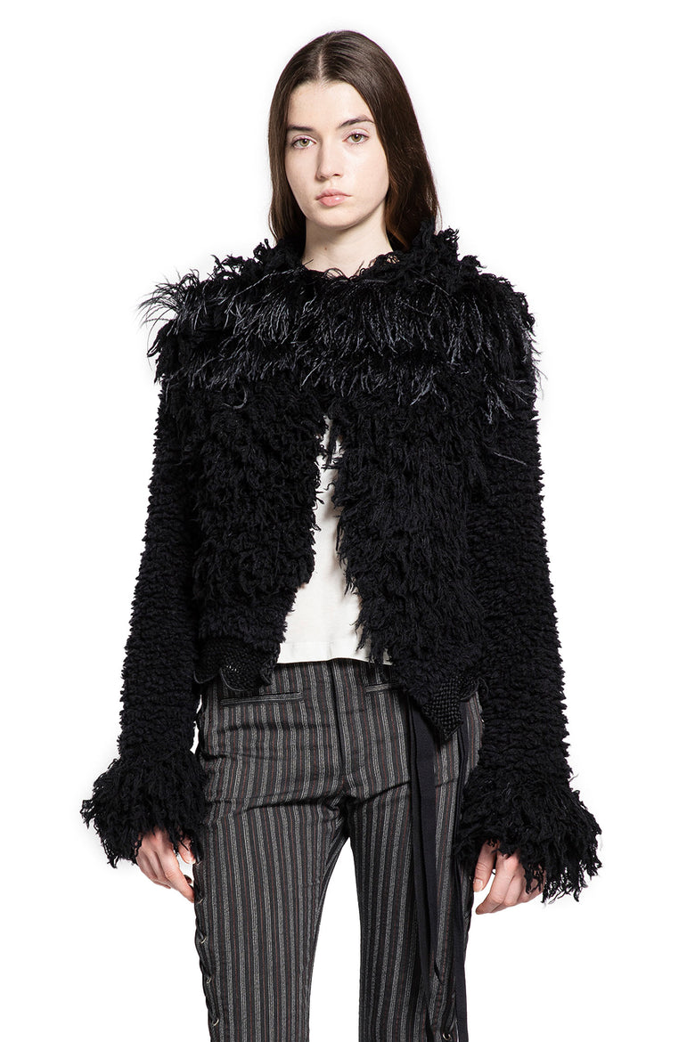 Ieke Fully Wool Jacket with Feathers