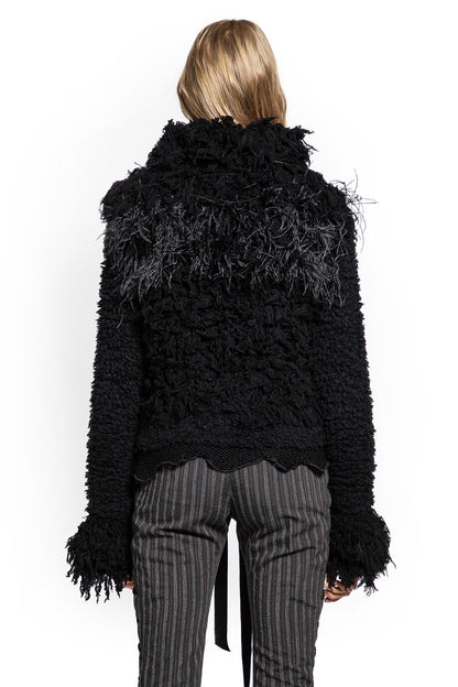 Ieke Wool Jacket with Feathers