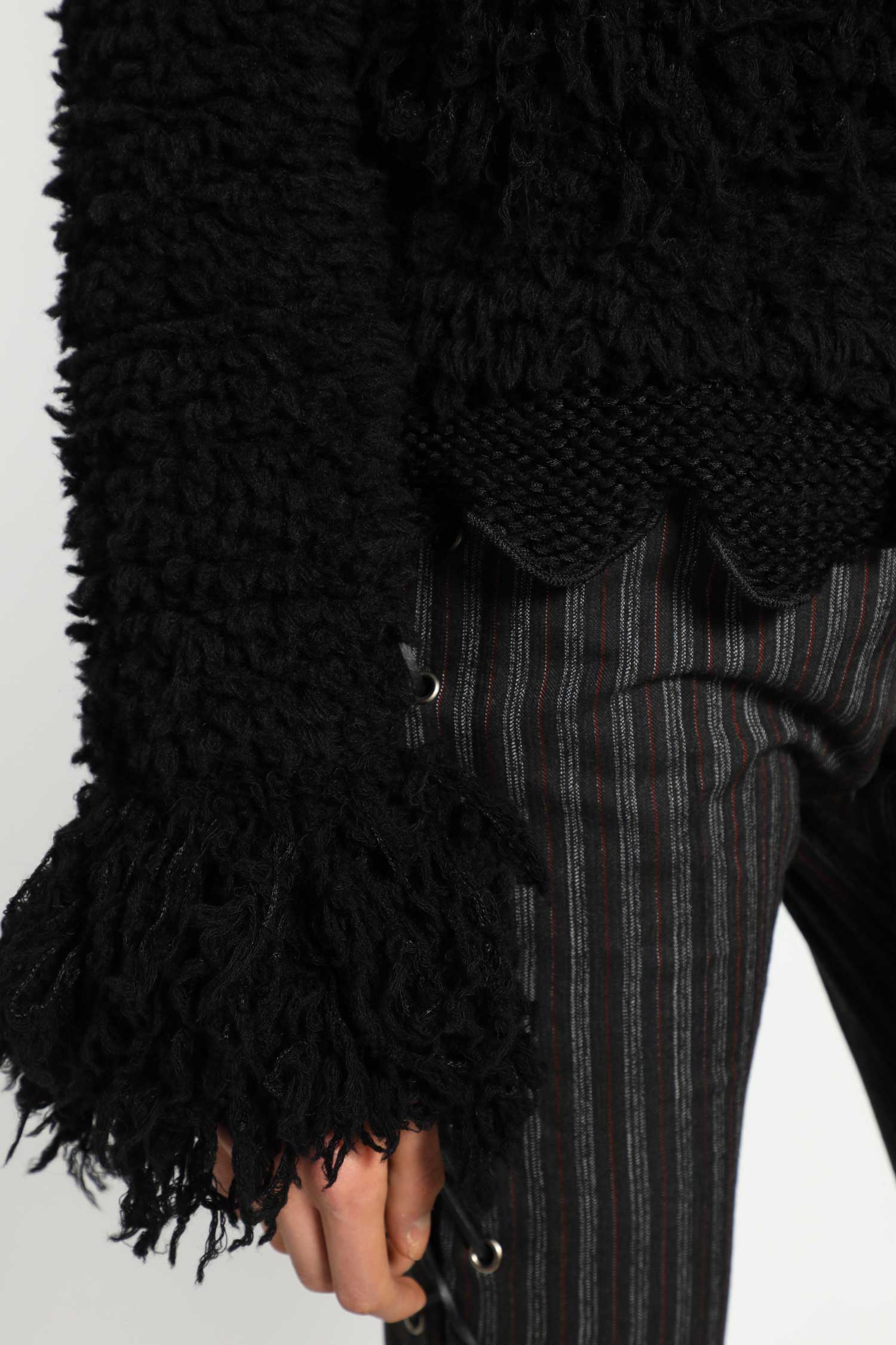 Ieke Wool Jacket with Feathers