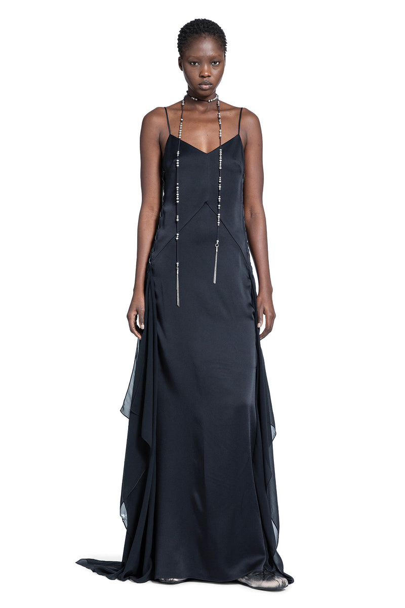 Ottilie Long Dress in Cady Satin - Antonioli.eu