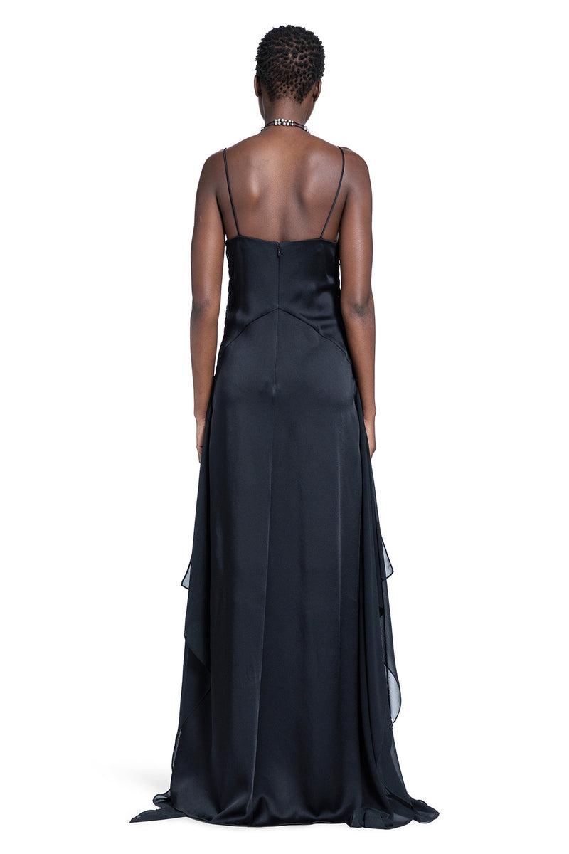 Ottilie Long Dress in Cady Satin - Antonioli.eu