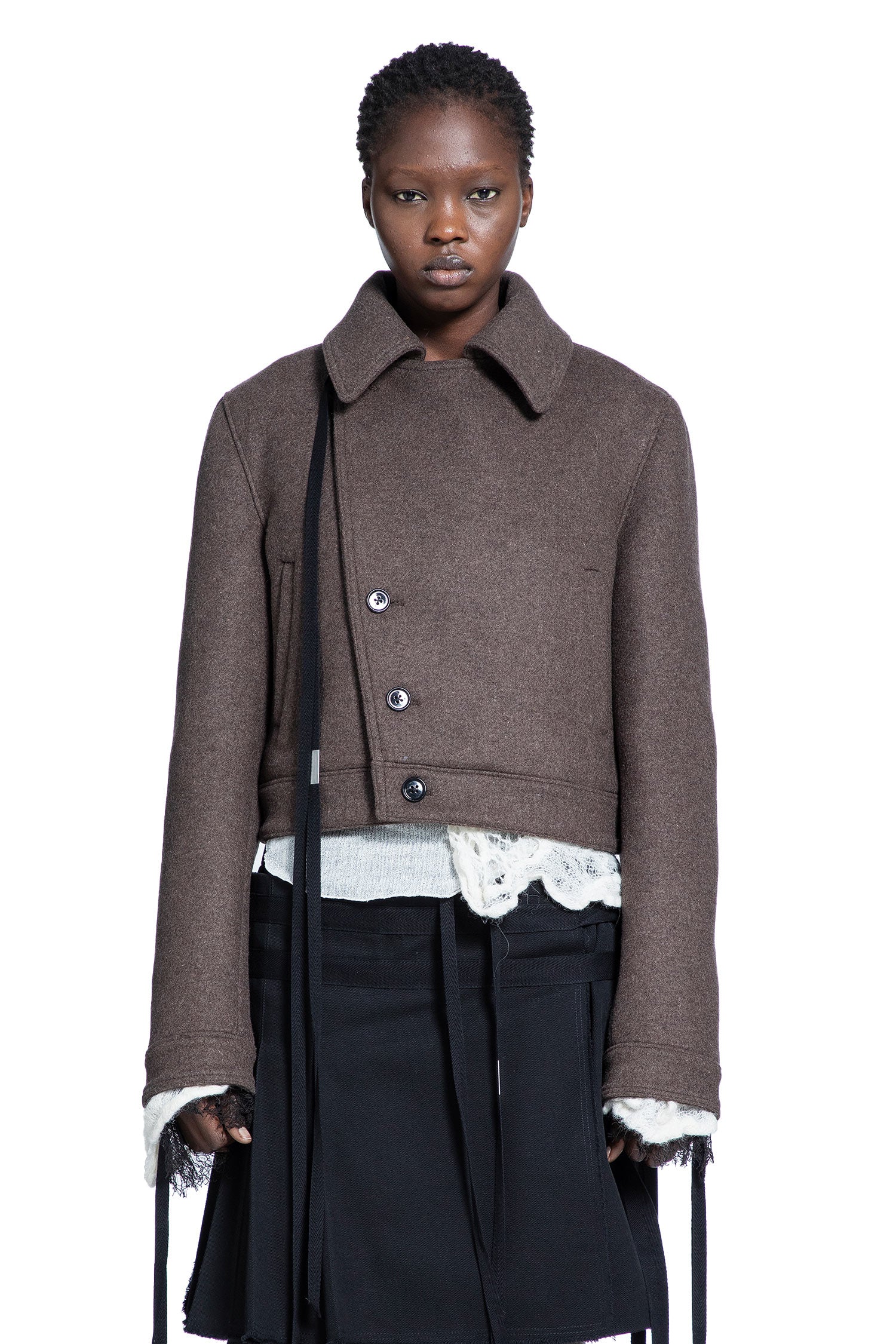 Wiebke Wool and Shearling Perfecto