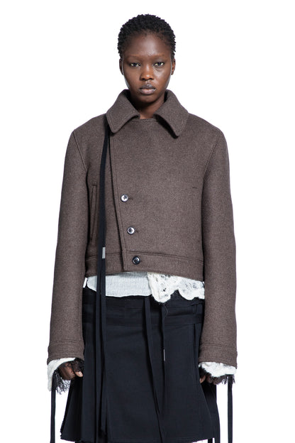 Wiebke Wool and Shearling Perfecto