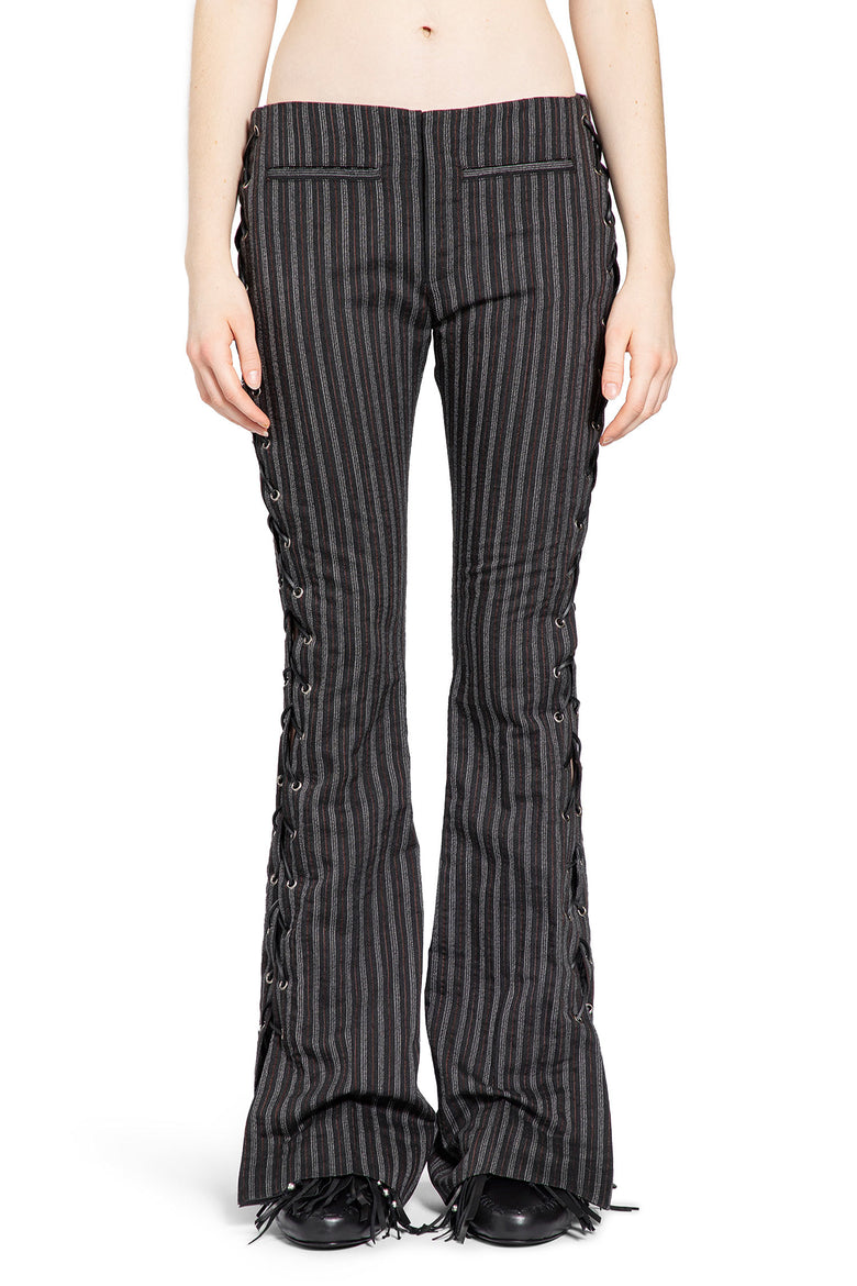 Kel Lace-Up Bootcut Trousers