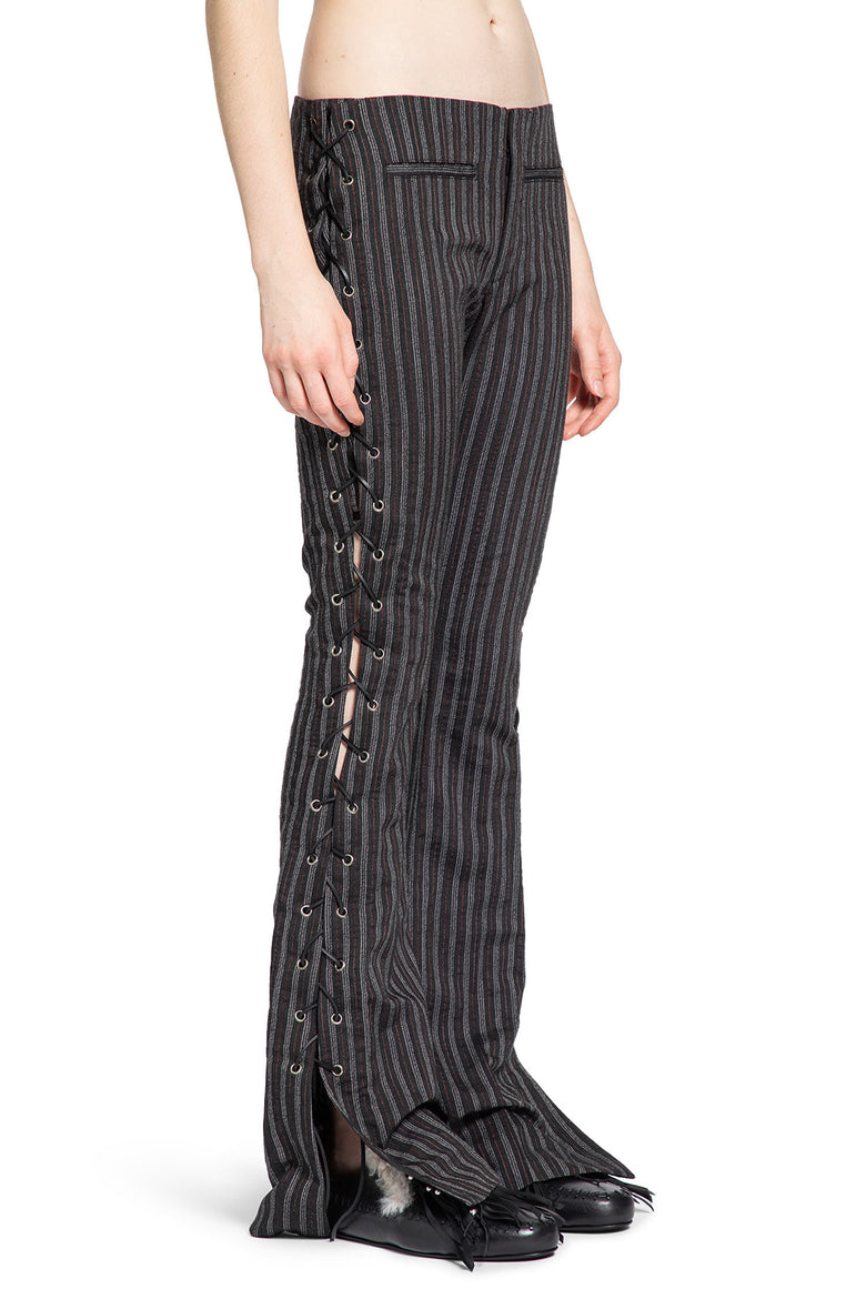 Kel Lace-Up Bootcut Trousers