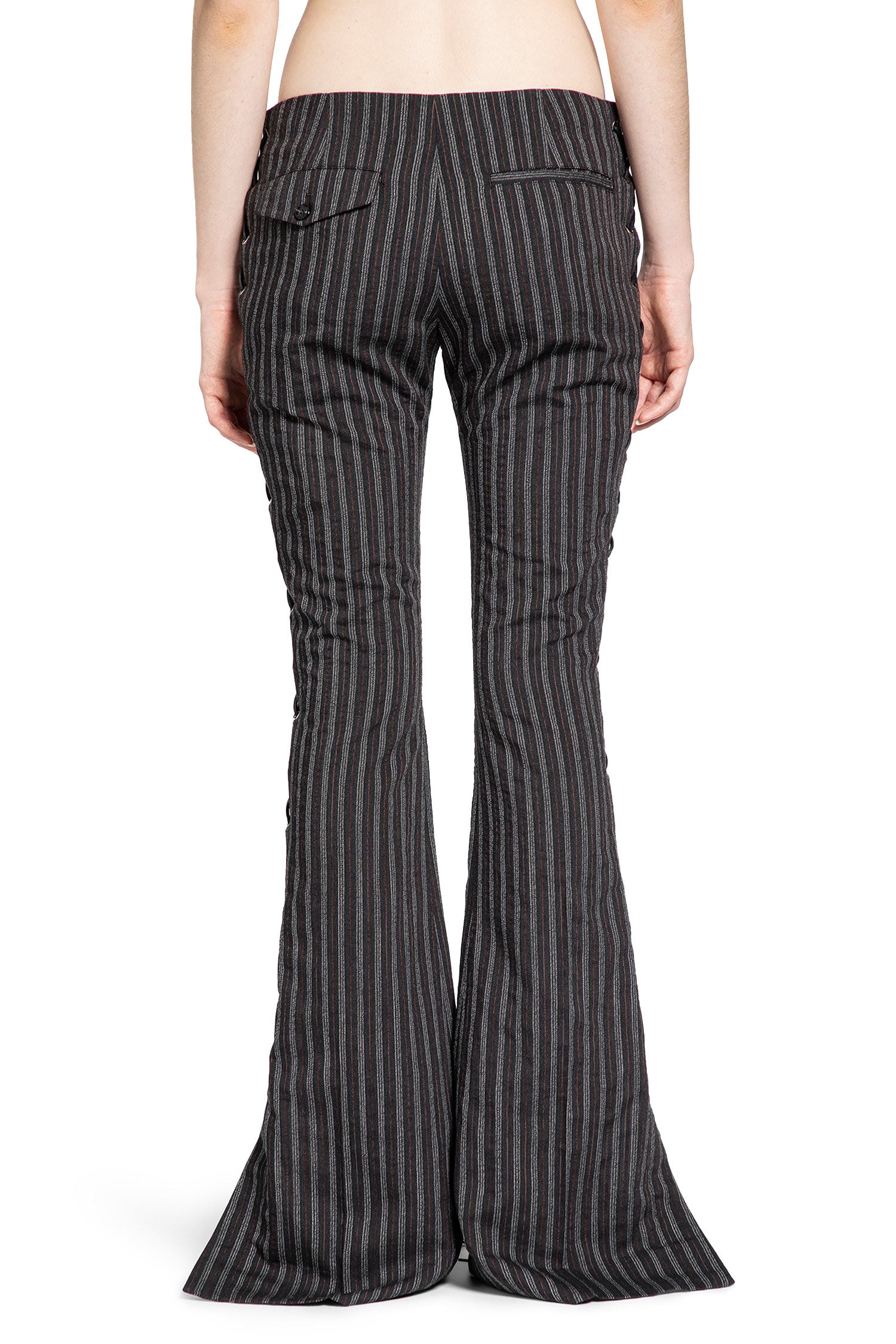 Kel Lace-Up Bootcut Trousers