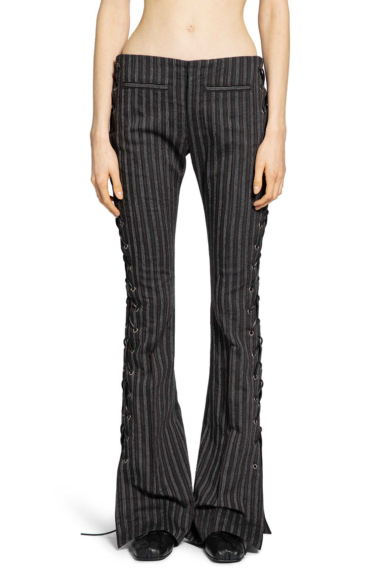 Kel Lace-Up Bootcut Trousers