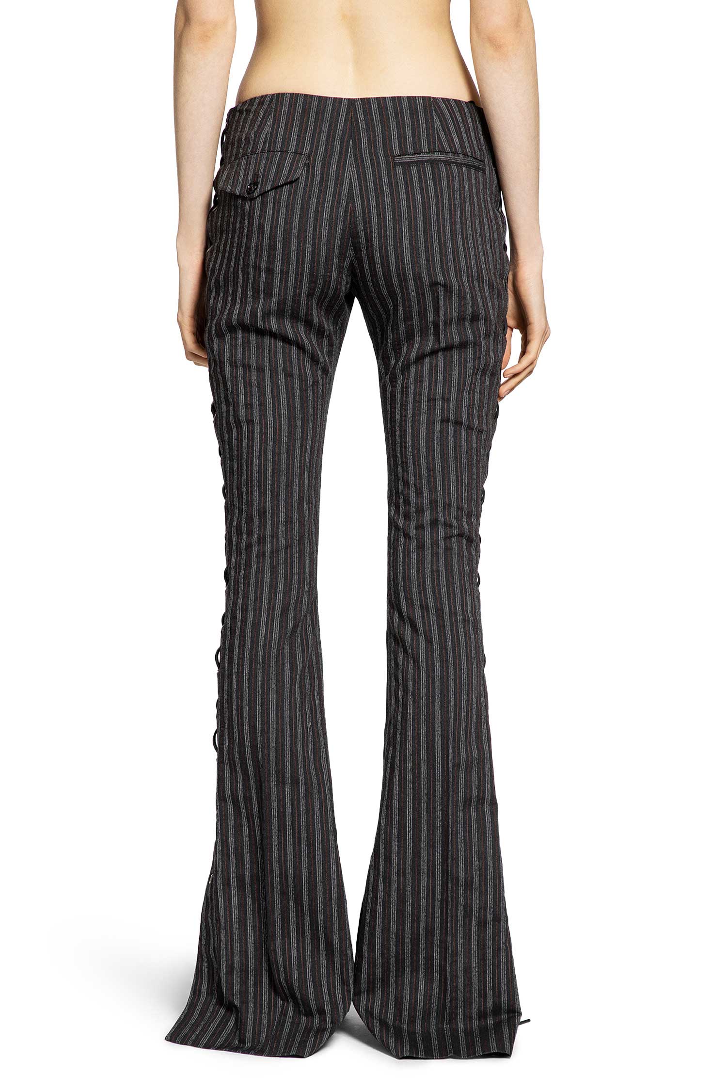 Kel Lace-Up Bootcut Trousers