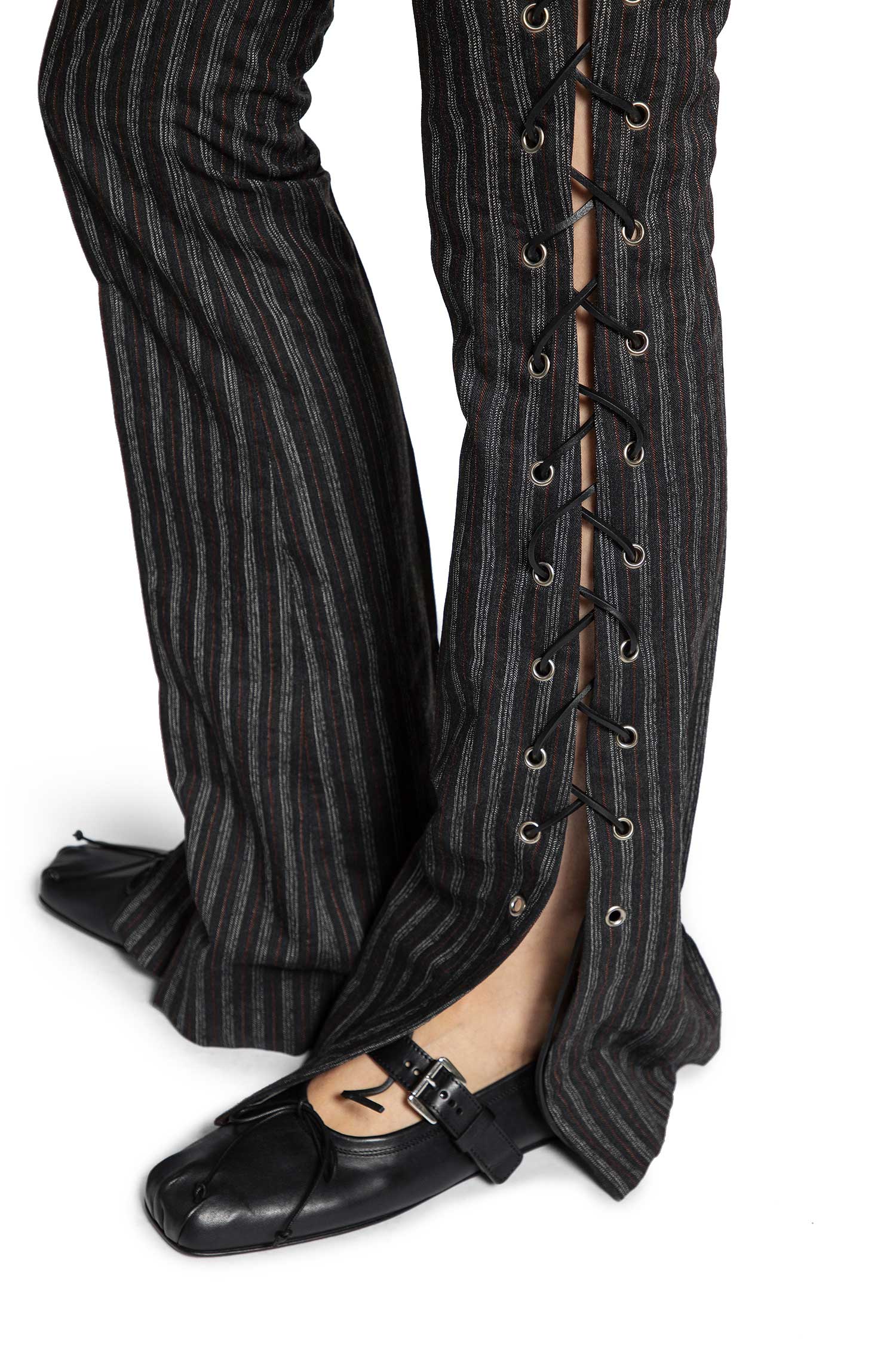 Kel Lace-Up Bootcut Trousers
