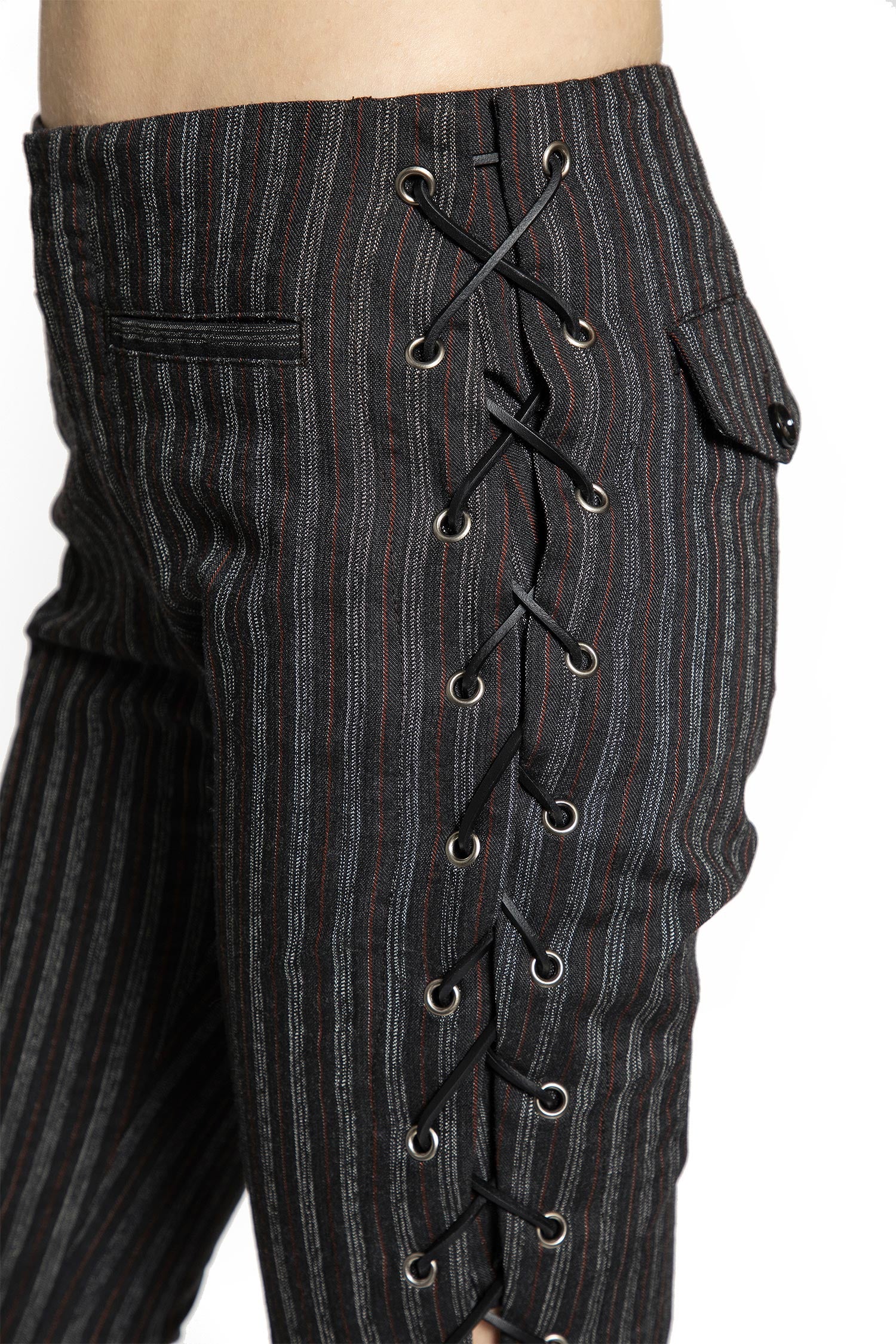 Kel Lace-Up Bootcut Trousers