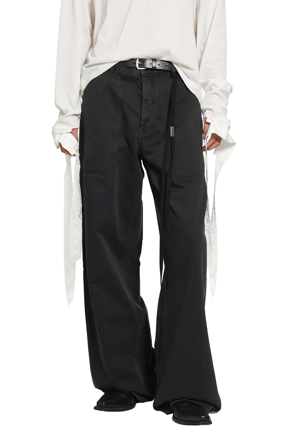 ANN DEMEULEMEESTER Monder Workwear Comfort Trousers man