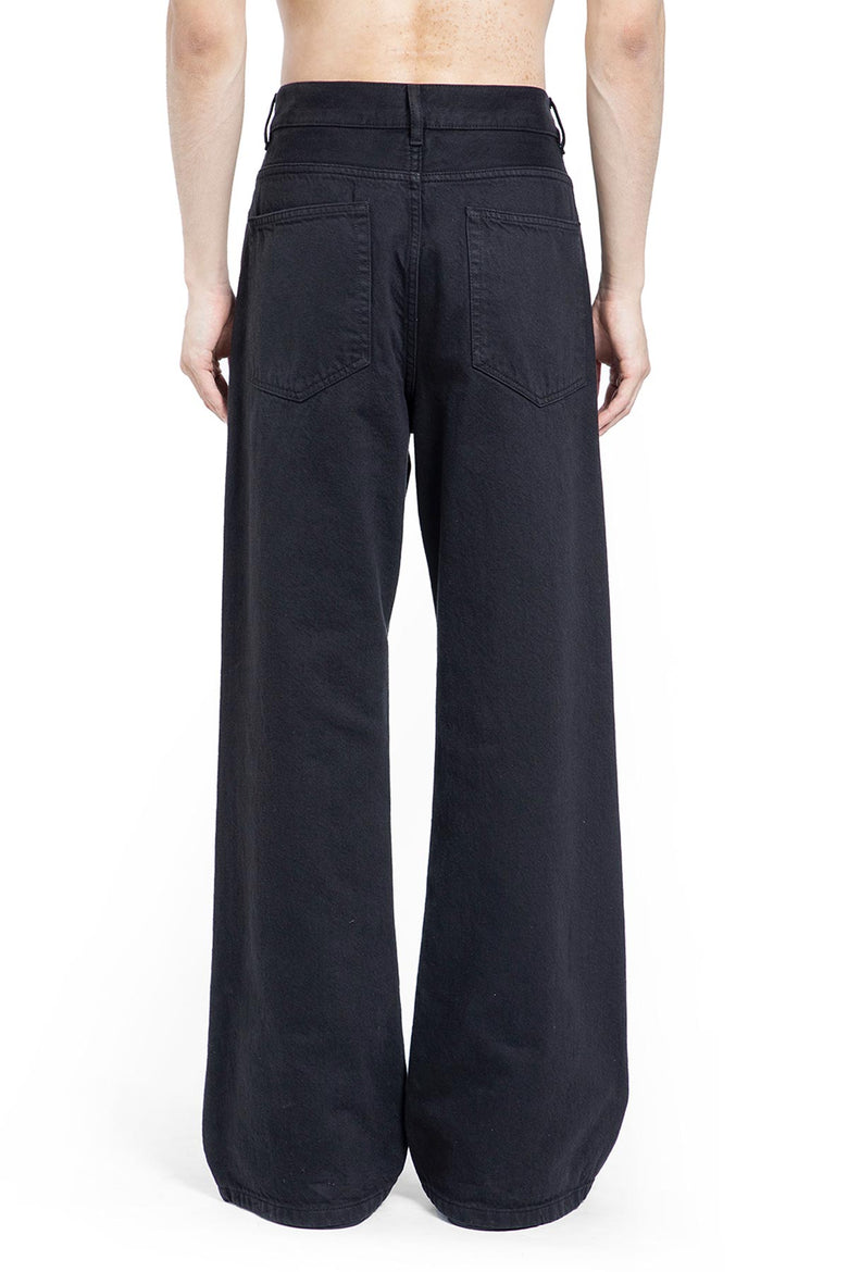 ANN DEMEULEMEESTER Modest 5 Pockets Relaxed Flared Trousers man
